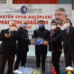 Belediyemizden amatör kulüplere malzeme yardımı