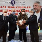 Belediyemizden amatör kulüplere malzeme yardımı