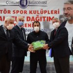 Belediyemizden amatör kulüplere malzeme yardımı
