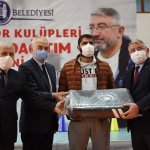 Belediyemizden amatör kulüplere malzeme yardımı