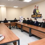 Otobüs şoför adayları ve meslek elemanları mülakata girdi