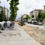 Belediyemizden 1250 metre yağmur suyu hattı