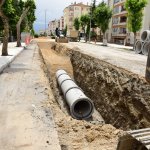 Belediyemizden 1250 metre yağmur suyu hattı