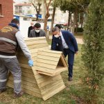 Belediye’den sokaktaki canlar için 38 kedi evi