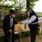 Aşgın, aşevini ziyaret ederek vatandaşlara yemek dağıttı
