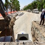 Yağmur suyu hat çalışmasında son 300 metre