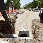 Yağmur suyu hat çalışmasında son 300 metre
