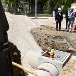 Yağmur suyu hat çalışmasında son 300 metre