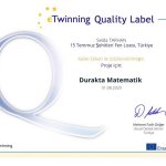 Belediyemizin destek verdiği projeye Avrupa’dan ödül