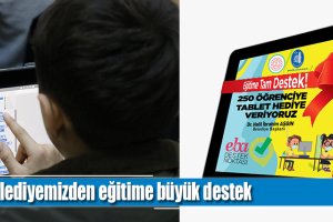 Belediyemiz 250 öğrenciye 250 tablet dağıtacak