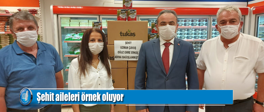 Şehit aileleri örnek oluyor
