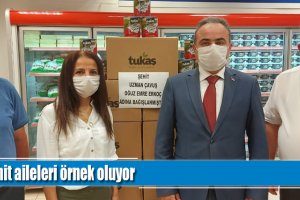 Şehit aileleri örnek oluyor