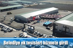 Belediye ek tesisleri hizmete girdi