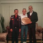 Emekli meslektaşlarını ziyaret ettiler