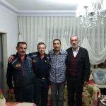 Emekli meslektaşlarını ziyaret ettiler