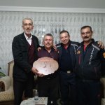 Emekli meslektaşlarını ziyaret ettiler