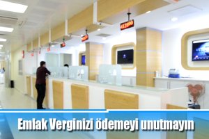 Emlak Verginizi ödemeyi unutmayın