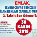 Emlak Verginizi ödemeyi unutmayın