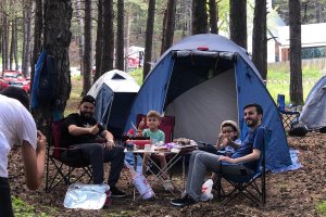En Baba Kamp'ta gönüllerince eğlendiler