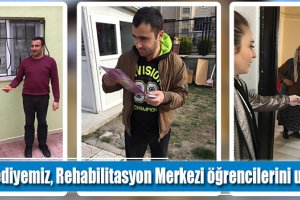 Belediyemiz, Rehabilitasyon merkezi öğrencilerini unutmadı