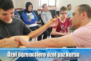 Özel öğrencilere özel yaz kursu