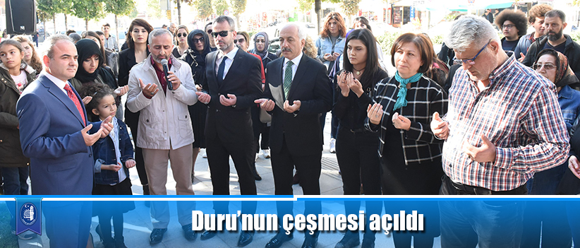 Duru’nun çeşmesi açıldı