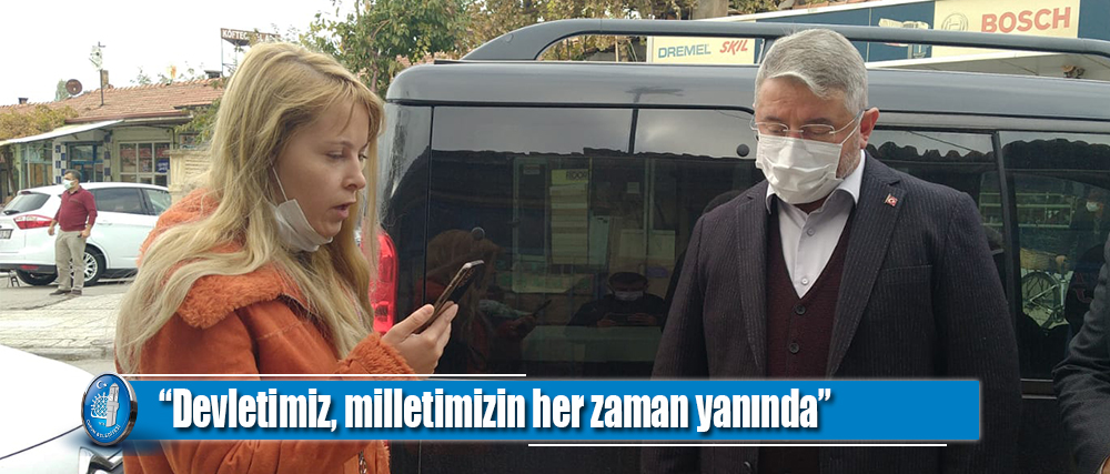 Köyüne yol isteyen vatandaş Başkan Aşgın’dan yardım istedi