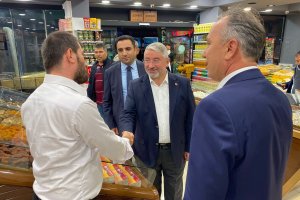 Başkan Aşgın’ın Esnaf Ziyaretleri Sürüyor