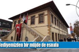 Belediyemizden bir müjde de esnafa