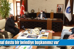 ‘Esnaf dostu bir belediye başkanımız var’