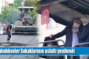 Belediyemiz, Aydınlıkevler Sokaklarının asfaltını yeniledi