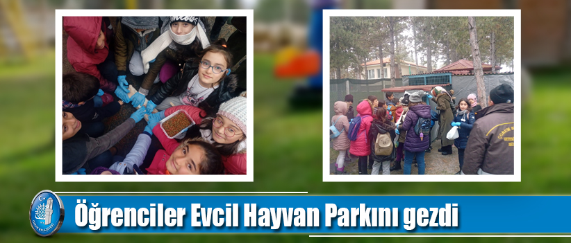 Öğrenciler Evcil Hayvan Parkını gezdi