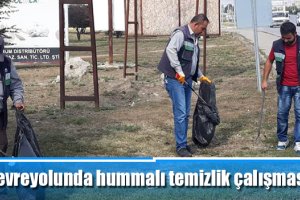 Çevreyolunda hummalı temizlik çalışması