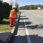 Çevreyolunda hummalı temizlik çalışması