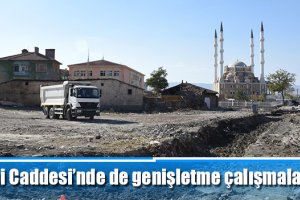 Farabi Caddesi’nde de genişletme çalışmaları başladı