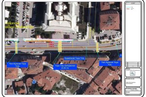 Fatih Caddesi’ne yeni yaya geçidi