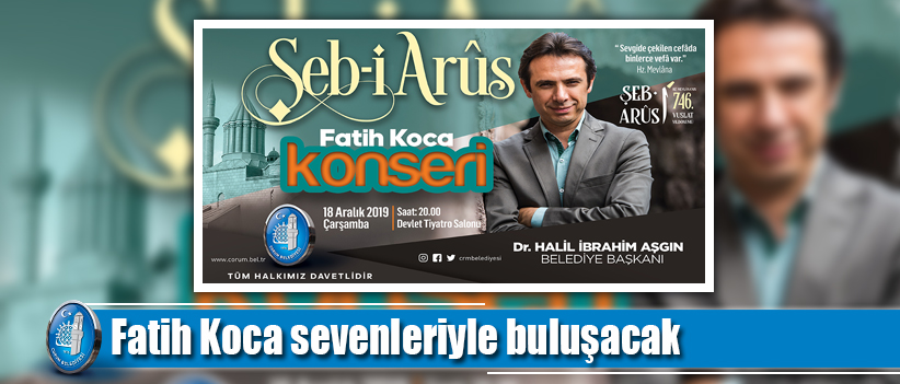 Fatih Koca sevenleriyle buluşacak