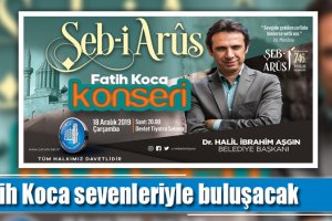 Fatih Koca sevenleriyle buluşacak
