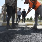 Belediyemizden Fen Lisesi 1. Cadde’ye asfalt