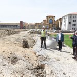 Belediyemiz Fen Lisesi Sokakta altyapı yapıyor