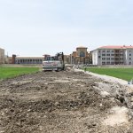 Belediyemiz Fen Lisesi Sokakta altyapı yapıyor