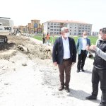 Belediyemiz Fen Lisesi Sokakta altyapı yapıyor