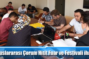 36. Uluslararası Çorum Hitit Fuar ve Festivali ihale edildi