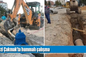 Fevzi Çakmak 3. Caddenin içme suyu ve yağmur suyu hatları yenilendi