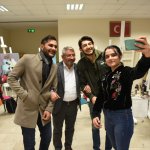 Finallere hazırlanan öğrencilere destek