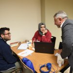 Finallere hazırlanan öğrencilere destek