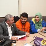 Finallere hazırlanan öğrencilere destek