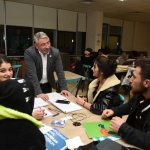 Finallere hazırlanan öğrencilere destek