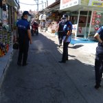 Zabıta ekipleri kaldırım işgaline geçit vermiyor