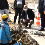 Başkan Aşgın, Garip Dede sokaktaki çalışmaları inceledi